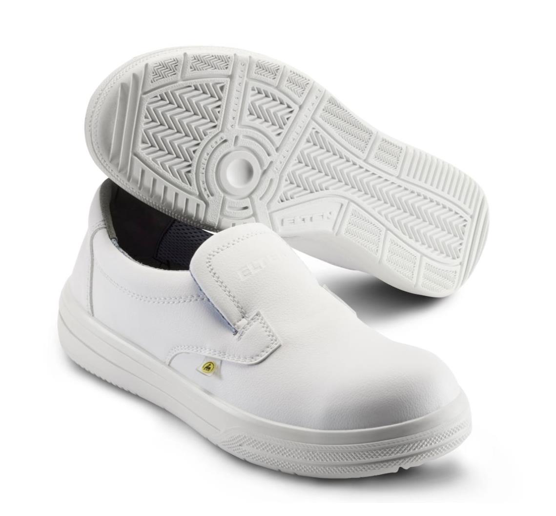 9437399 Elten 72340 Elten Pure arbeidssko slipper Low  hvit 40