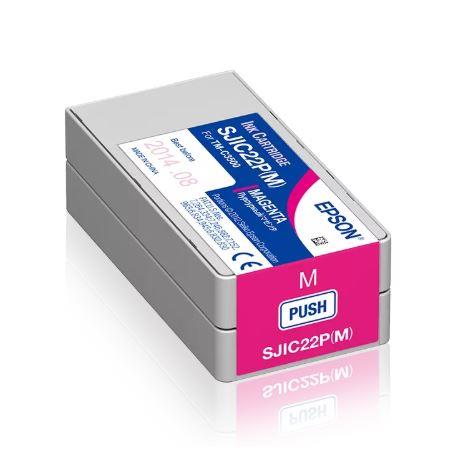9441221 Epson SJIC22P(M) Epson blekkpatron for TM-C3500 Magenta 