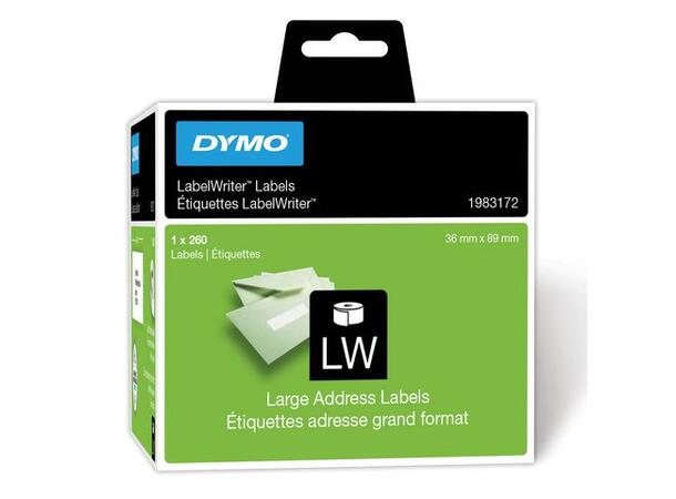 Etikett DYMO Adresse 36x89mm (260) 