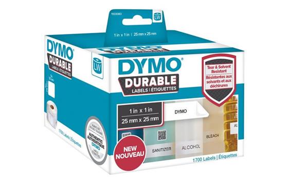 227539 Dymo 2112286 Etikett DYMO Durable 25mm x 25mm (1700) Dymo | Selvklebende