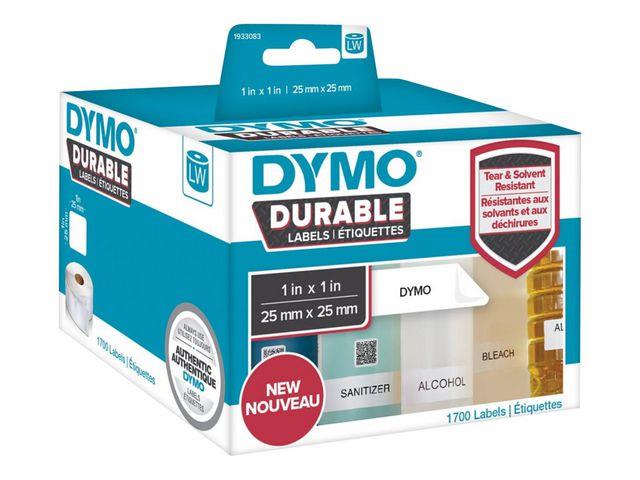 227539 Dymo 2112286 Etikett DYMO Durable 25mm x 25mm (1700) Dymo | Selvklebende