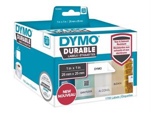 Etikett DYMO Durable 25mm x 25mm (1700) Dymo | Selvklebende 