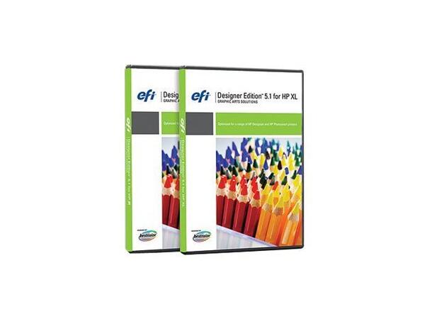 HP EFI Designer 5.1 Software for HP XL RIP for HP XL-Bokspakke-1 bruker-CD 