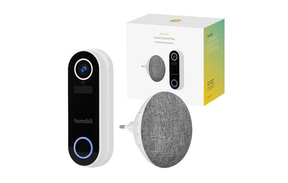 9436960  HBDP-0109 Hombli Smart Ringeklokke 2 Promo Pack (Ringeklokke 2 + Chime