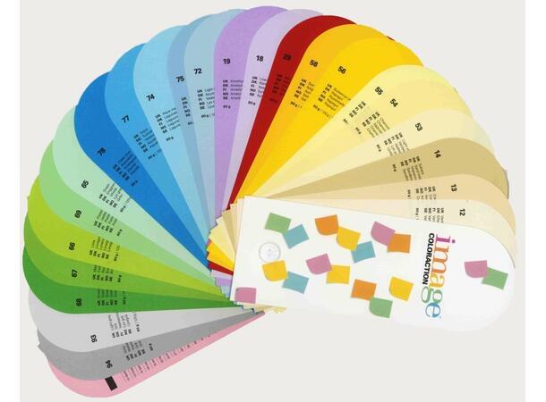 Image Coloraction Isblå A4, 80 gr Farget kopipapir (500 ark pr pk) 