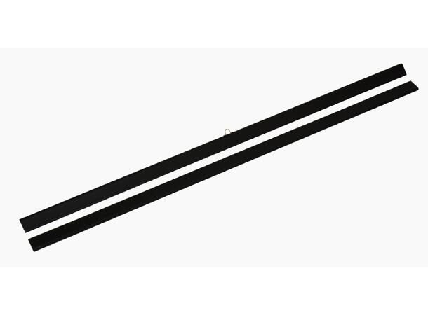 Kalenderlist Sort, A3 30cm m/1 krok (25) Topp og bunn 