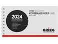 271121 Grieg kalender 98416024 Kombikalender GRIEG 2024 spiral Kombikalender Ukekalender Spiralisert