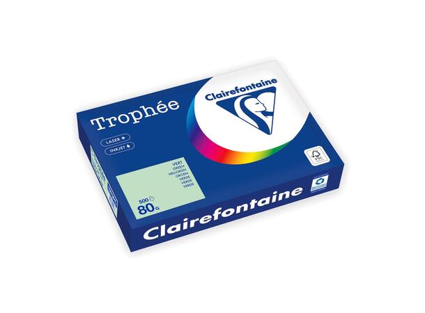 Kopipapir TROPHEE A4 80g grønn (500) 