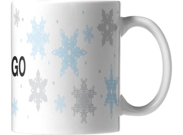 Krus Keramikk 330ml Subl. Trykk. Tåler Oppvaskmaskin 