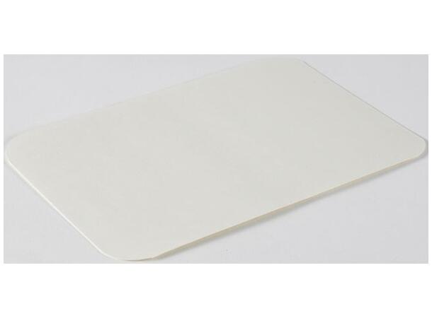Lokk for alu.form papp/plast hvit (1000) 