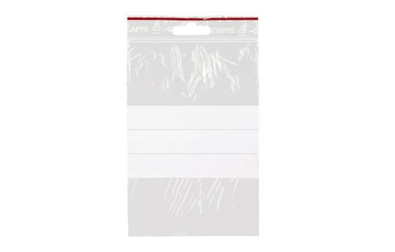 146206  7200043 Lynlåspose 100 x150 mm T-64 (1000) 50 my | m/skrivef | Grippie | Eurohull