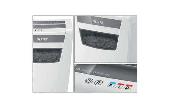 186443 Leitz 80090000 Makuleringsmaskin LEITZ IQ HomeOffice P4 kompakt makuleringsmaskin