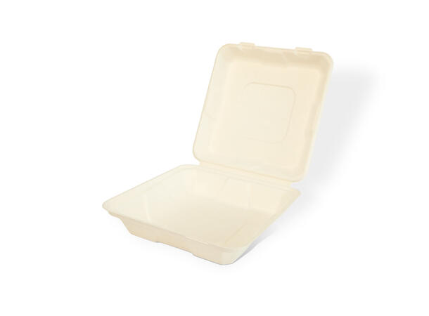 Matboks fiber 1-rom 21,5 x 21,5 x 6cm | 250 stk pr eske 