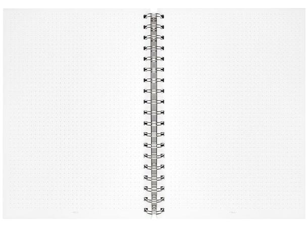 Notatbok BURDE DotNotes B5 spiral Blomst DotNotes 