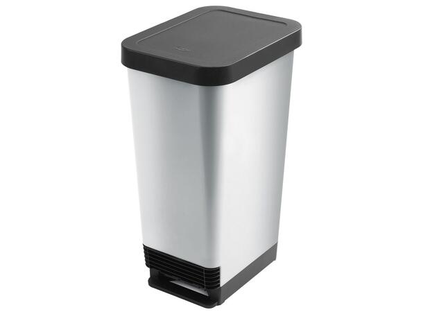 Pedalbøtte CEP grå 45L 