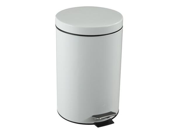Pedalbøtte ROSSIGNOL 14L hvit 