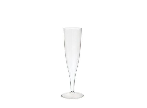 Plastglass champ. 13,5cl fast stett (10) 