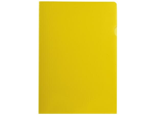 Plastomslag A4 PP 100my gul (100) 