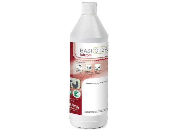 Rengjøring BASICLEAN våtrom 1L Vaskemiddel | alkalisk 