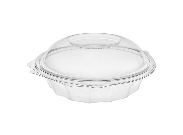 Salatbeger SH 375 ml | 150 x 60  mm beger med hengslet lokk i rPET (300 stk) 
