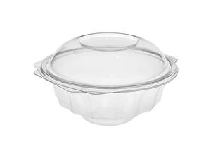 Salatbeger SH 500 ml | 150 x 87  mm beger med hengslet lokk i rPET (300 stk) 