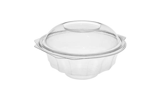 9433771 Paccor E400074 Salatbeger SH 500 ml | 150 x 87  mm beger med hengslet lokk i rPET (300 stk)