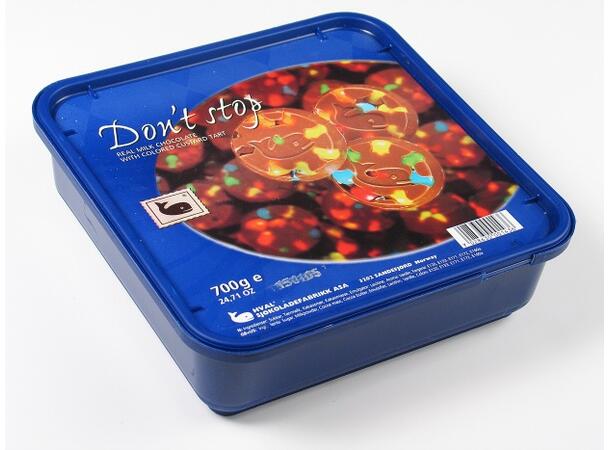 Sjokolade HVAL fargepletter 700g 