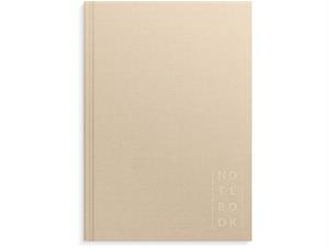 Skrivebok BURDE A5 linjer beige Notatbok 