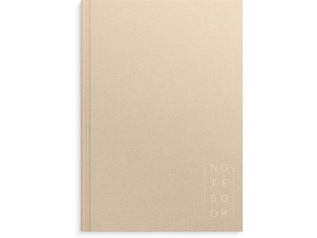 279321  92755500 Skrivebok BURDE A5 linjer beige Notatbok