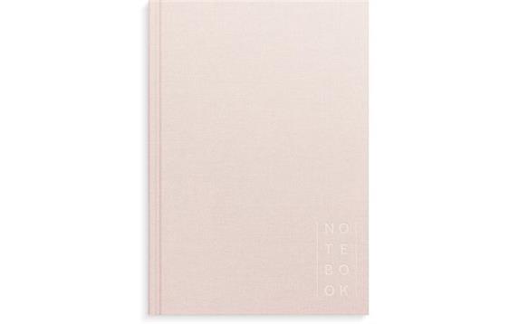279326  92756800 Skrivebok BURDE A5 ulinjert rosa Notatbok