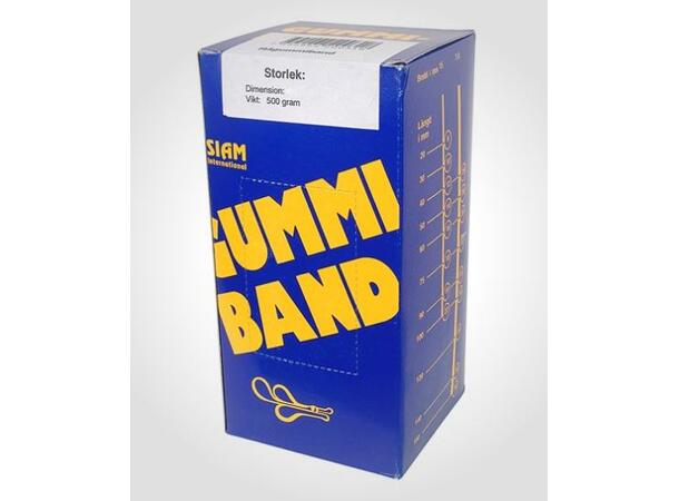 Strikk Siam Nr. 18 500 gr. Brun Gummistrikk 