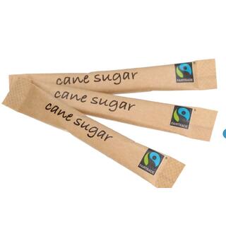 Sukkersticks FAIRTRADE brun 3g (1000)