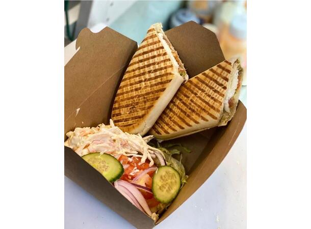 Take-Away boks 13 x 10,5 x 6,5 cm brun 450 stk pr kartong 