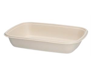 Take-Away boks Bagasse 750ml 300 stk pr kartong 