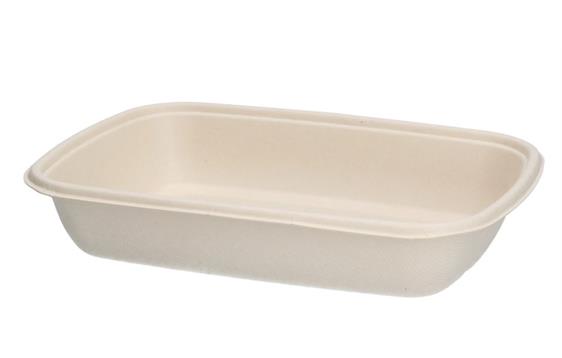 9445176  226641 Take-Away boks Bagasse 750ml 300 stk pr kartong