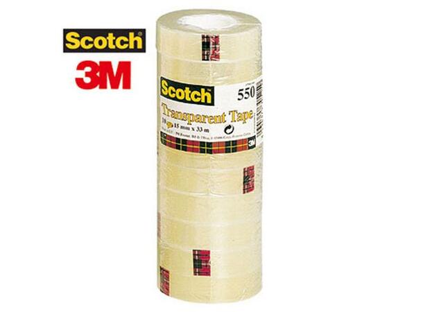 Tape SCOTCH® 550 15mmx33m transparent 
