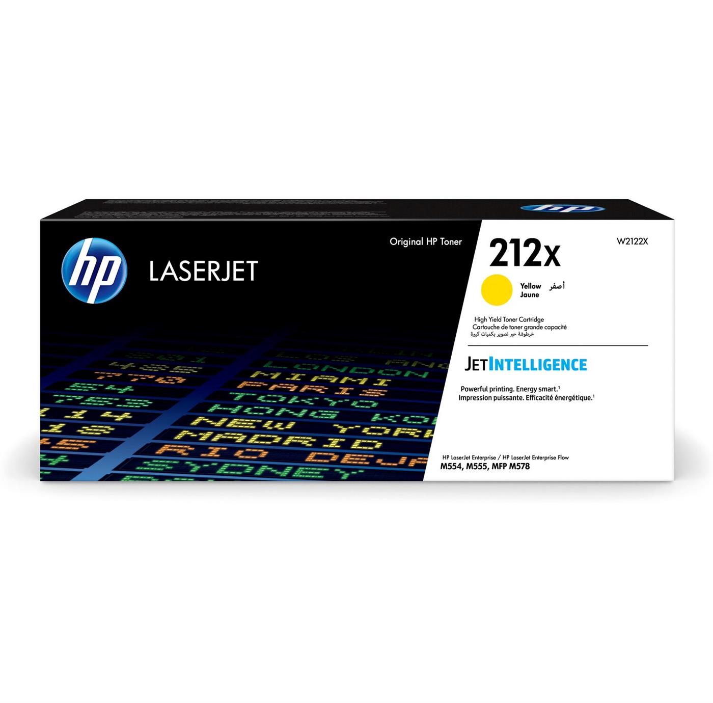 9437579 HP W2122X Toner HP 212X Gul 10 000 sider ved 5 %