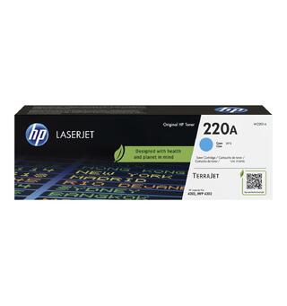 Toner HP 220A cyan LaserJetPro 4202dn Inntil 1 800 sider