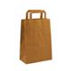 9423122 1FTTC000020 Topcraft ® papirpose med flate håndtak 200 x 100 x 280 mm | 70 gr | brun kraft
