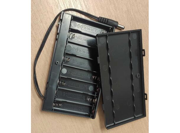 Batteribank for 8 AA batterier til Desanit dispenser 