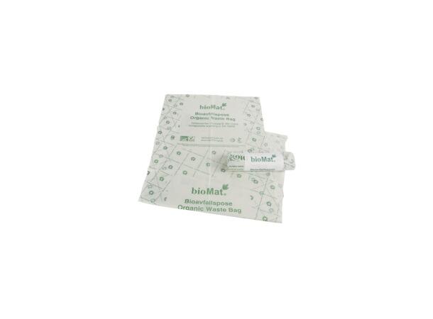 Biopose BIOMAT matavfall 17my 30L (10) Komposterbar | Organisk | Avfallspose 