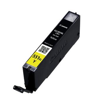 Blekk CANON CLI-551XL Y gul Gult blekk til Canon Pixma iP7250 m.fl.