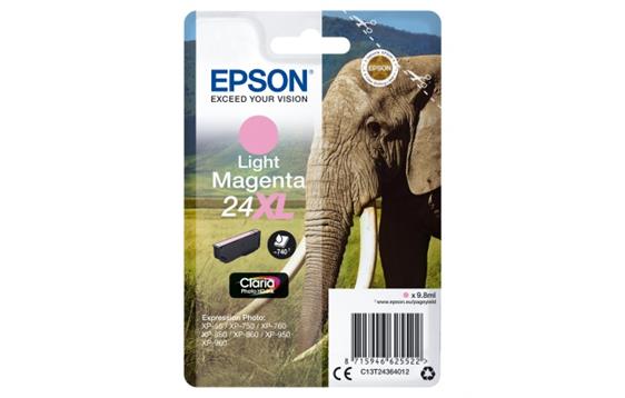 148014 Epson C13T24364022 Blekk EPSON 24XL C13T24364022 lyser&#248;d 