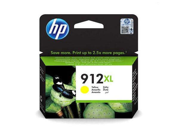 Blekk HP 912XL Gul Blekkpatron HP Officejet Pro8025 yellow 