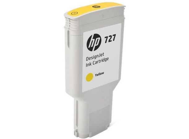 Blekk HP HPF9J78A, No727, gul Blekk til HP Designjet | Høy kapasitet 