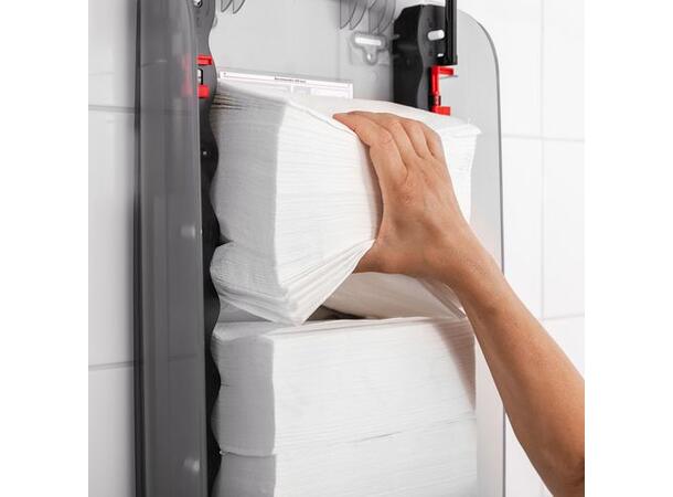 Dispenser KATRIN tørkeark XL sort Katrin dispenser for falsede håndklær 