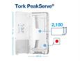 158925 Tork 552500 Dispenser TORK PeakServe H5 hvit 