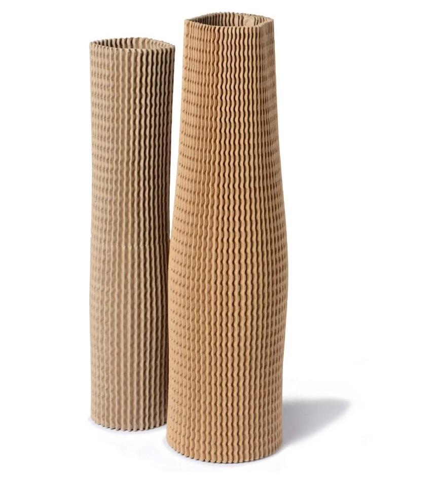 9445399   Eco-Sleeve / Elastiske flaskebeskyttere i b&#248;lgepapp &#216;75 x 300 mm med perforering