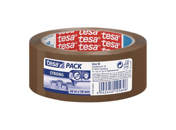 Emballasjetape TESA Strong 38mmx66m brun 