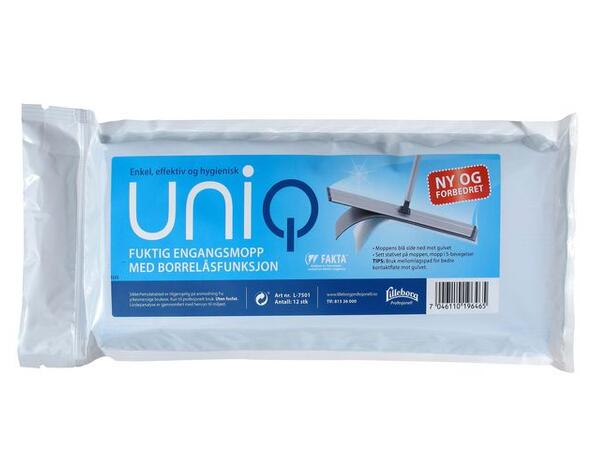 Engangsmopp UNIQ fuktig 60cm (12) 
